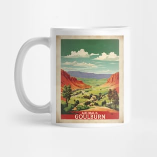 Goulburn Australia Vintage Travel Poster Tourism Mug